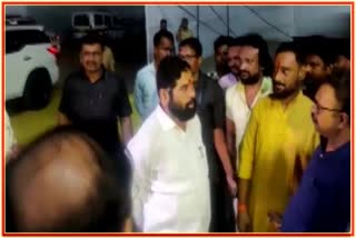 Eknath Shinde visited MMRDA Ground