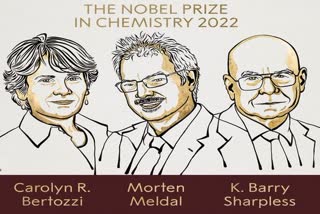 Etv BharatNobel Prize 2022 In Chemistry: ରସାୟନ ବିଜ୍ଞାନରେ ନୋବେଲ ବିଜେତାଙ୍କ ନାମ ଘୋଷଣା