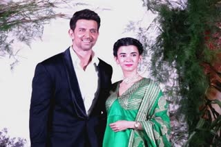 Saba Azad with Hrithik Roshan