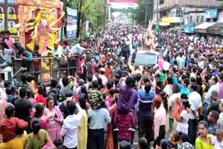 Goddess Durga Idol immersion in Dibrugarh