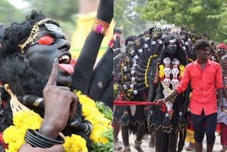 உலகப்புகழ் பெற்ற குலசை தசராவில் பக்தர்களின் பக்தி பரவச நடனம் - புகைப்படத் தொகுப்பு