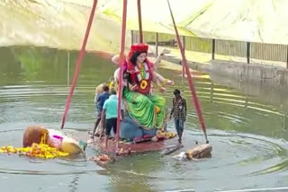 jabalpur mata durga immersed