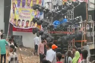 dispute during Durga immersion in Bilaspur