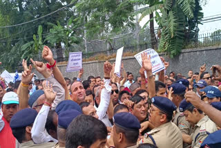 Dehradun Employees Protest