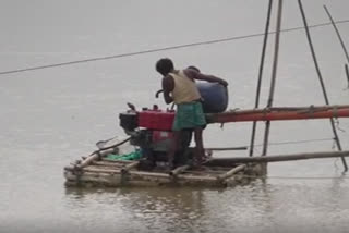 illegal sand mining at dibrugarh