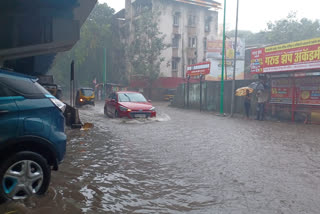 Heavy rain in Thane