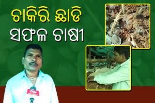 Jajpur Man turns-successful-farmer-through-mushroom-cultivation