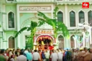 Spectacles of communal harmony were in display in the Shahi Katra Masjid grounds in Uttar Pradesh's Mau district on Friday, as individuals from both Hindu and Muslim communities thronged the area, celebrating the festival largely known as 'Bharat Milap'.