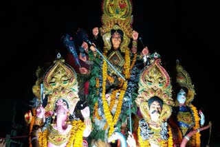 immersion of goddess durga idol in boudh