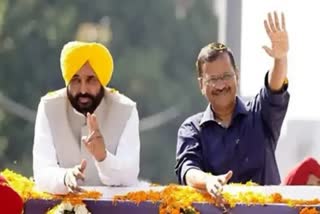 AAP leaders Arvind Kejriwal and Bhagwant Mann on a two-day visit to Gujarat from today