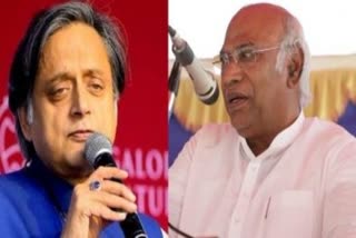 Mallikarjun Kharge Shashi Tharoor