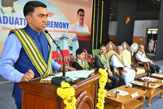 Goa cm Pramod Sawant visits dharmasthala