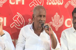 CPI State Secretary Koonanneni Sambasivarao