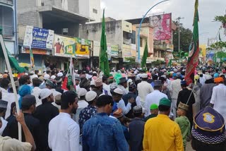 Grand procession in memory of Paigambar