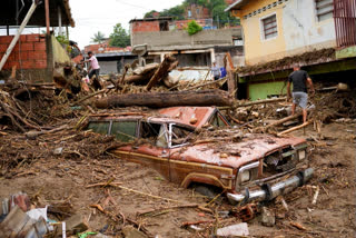 Rain fuelled landslide sweeps through Venezuela town