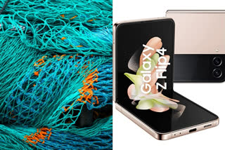 How Samsung has put repurposed fishing nets in new foldables