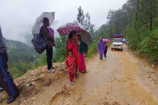 Rain disrupted life in Bageshwar district
