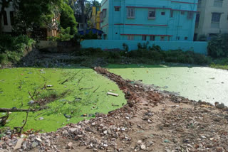 Illegal Pond Filling stopped by Kolkata Municipal Corporation