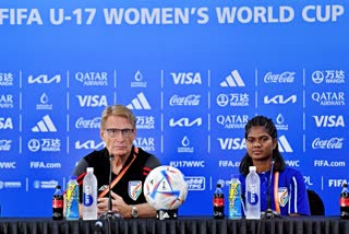 FIFA U17 Womens World Cup  Indian team will start campaign against America  India vs America  फीफा U17 महिला विश्व कप  भारत बनाम अमेरिका  अमेरिका के खिलाफ मुकाबले से भारत करेगा आगाज  भारतीय महिला फुटबॉल टीम  Indian womens football team