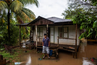 Julia drenches Central America with rainfall