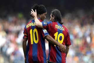 Lionel Messi  Lionel Messi Ronaldinho to play together  Ronaldinho  Diego Maradona  പോപ് ഫ്രാന്‍സിസ് മാര്‍പ്പാപ്പ  Pope Francis  ലയണല്‍ മെസി  റൊണാള്‍ഡീഞ്ഞോ  ഡീഗോ മറഡോണ
