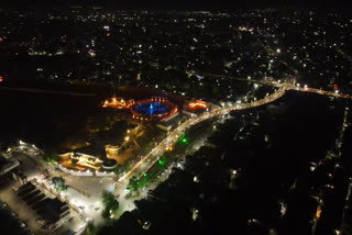 Ujjain PM Modi Route Lit Up With Lights