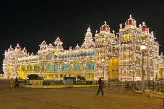 Dasara lighting extension in Mysore