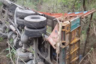Truck fell into 200 deep gorge at tehri