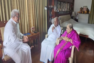 Virendra Heggade inquired about Devegowda healt