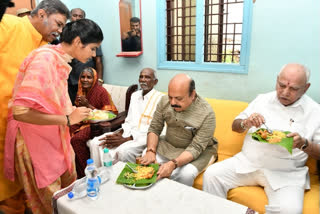 Yediyurappa having breakfast at Dalits house is photo op ahead of polls