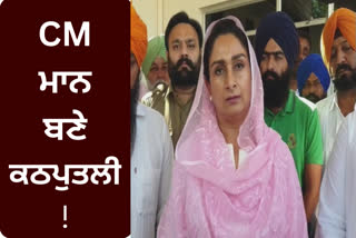 Harsimrat Badal said that there is no such thing as government in Punjab, people are living in an environment of chaos