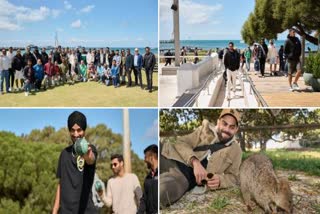 India team at Rottnest Island, India team click pictures in Australia, India team at T20 World Cup, Virat Kohli pictures