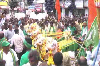 Tension in farmer march