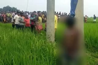 Dalit youth hanged to death in Jharkhand  ജാര്‍ഖണ്ഡില്‍ ദളിത് യുവാവിനെ കെട്ടിതൂക്കി  പൊലീസ് അറസ്‌റ്റ് ചെയ്‌തു  ദളിത് യുവാവിനെ കെട്ടിതൂക്കി കൊന്നു  atrocity against Dalit  ദളിത് പീഡനം