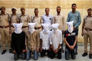Extortion gang busted by Jaipur Police, 5 arrested along with Papla Gujjar gang member