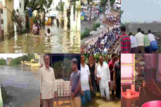 Colonies cut off  rain brings flash flood in Anantapur