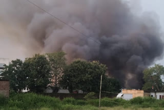 Massive fire in airtel godown