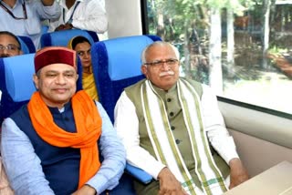 manohar lal traveled in vande bharat train