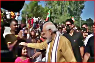 PM Modi in Public Crowd