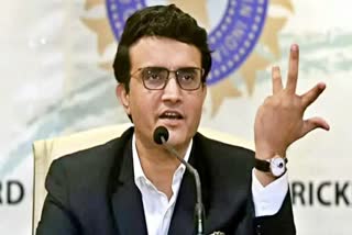 Sourav Ganguly in BCCI Board Meeting