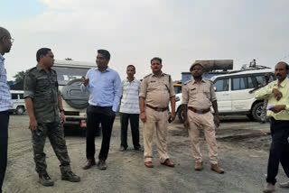 1Mining task force sealed 6 Dharma Kanta in Dumka mining area