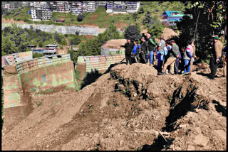 Retaining Wall Collapse in Theog Bypass