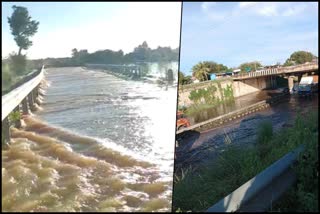 Roads blocked due to heavy rainfall