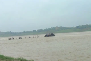 morena chambal river in spate