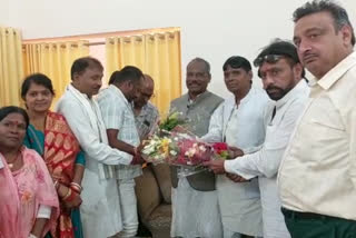 Congress ST Morcha National Vice President Pradeep Balmuchu election campaign for Mallikarjun Kharge
