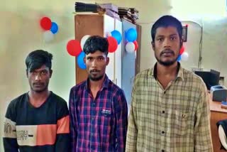 Arrest of three jewelery thieves in Bangalore