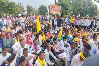 Tribals rally for reservation in Gariaband