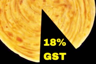 18 percent gst on paratha