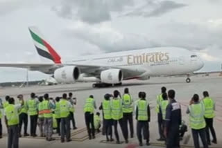 World's biggest plane Airbus A380 lands at Bengaluru Airport