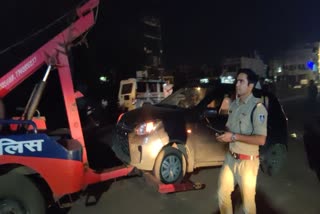 Shivpuri Traffic police Action